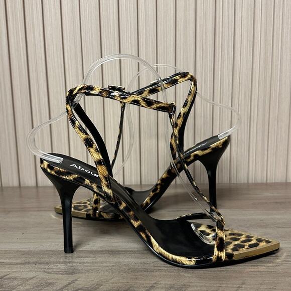 Abound Women’s Lola Spike Heel Sandals Animal Print Size 7M - Picture 9 of 10
